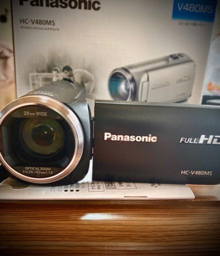 【ほぼ新品】Panasonic HC-V480MS-K