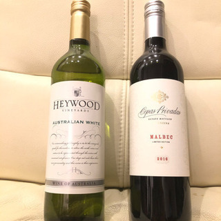 引取り確定　赤ワインと白ワイン　マルベック　ヘイウッド　750ml