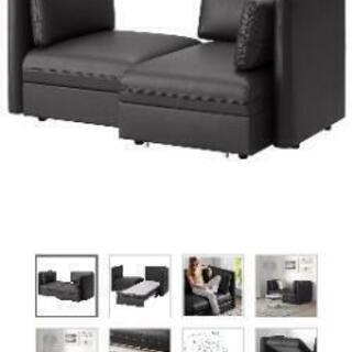 IKEA 2人掛けソファ ソファベッドヴァレントゥナ 💳自社配送時🌟代引き可💳※現金、クレジット、スマホ決済対応※