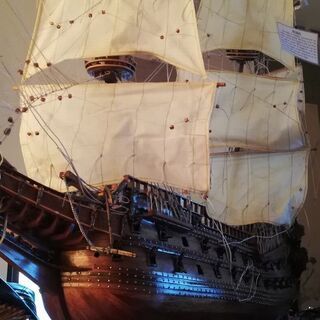 WASA1626年帆船木製模型 　