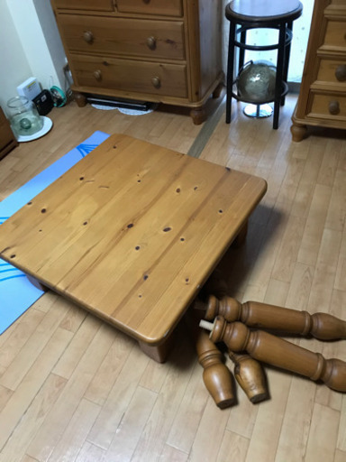 家具正方形テーブル