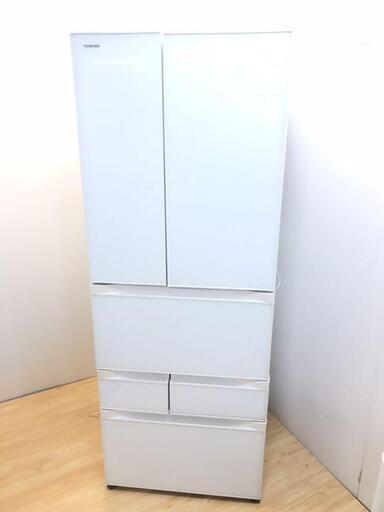 配達設置 冷蔵庫　6ドア　510L　2013年製　うるおい補給野菜室