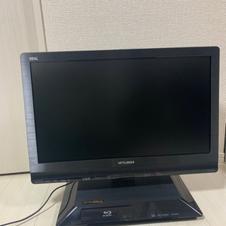 美品  中古  三菱BD内蔵22型テレビ  録画可能