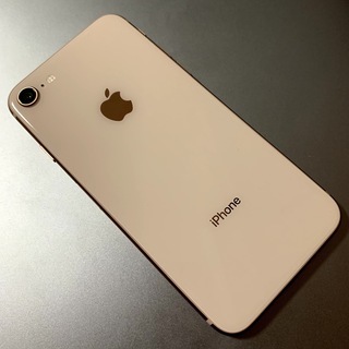 iPhone8 64GB SIMフリー ゴールド 美品 iPho...