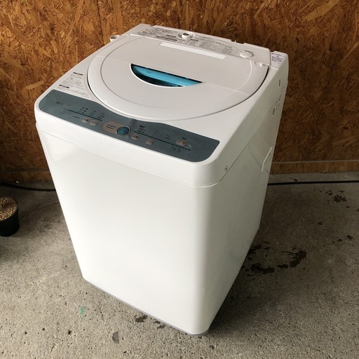 シャープ　洗濯機　4.5kg  2009年