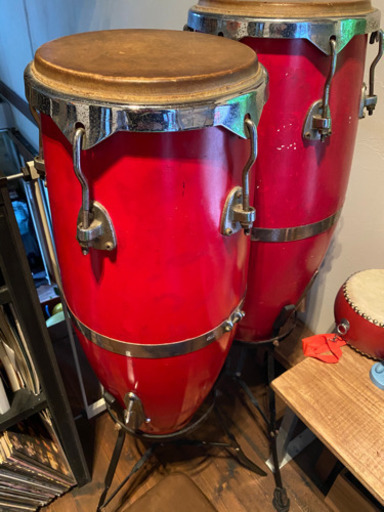70's FUJITONE コンガ　パーカッション　打楽器
