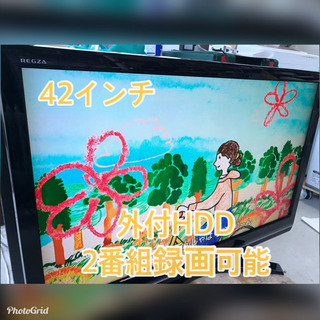 お薦め品‼️外付HDD録画対応 東芝42型液晶テレビ REGZA...