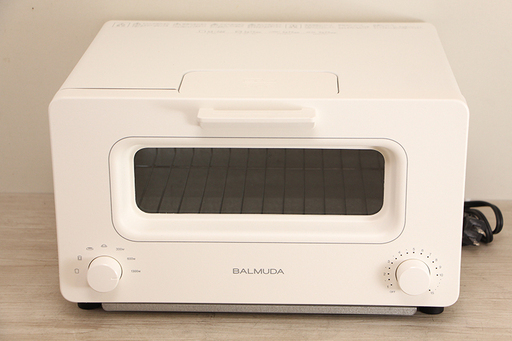 中古 美品 バルミューダ スチーム　オーブン トースター BALMUDA The Toaster K01A-WS ホワイト 2015年製(E778swxY)