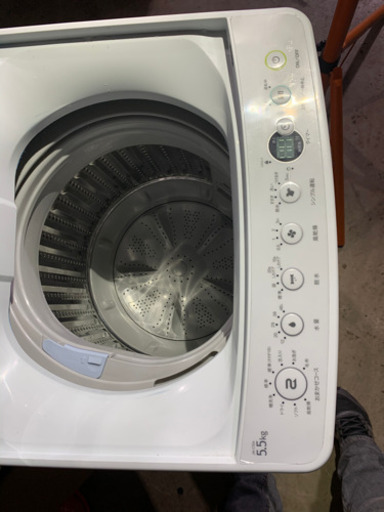 ハイアールの洗濯機　5.5kg 美品・格安で！