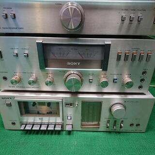 中古品 ソニー レトロ オーディオセット ST-515 TA-515 TC-U30 70年代レトロ 昭和 通電確認済み 動作は未確認 現在販売中です！