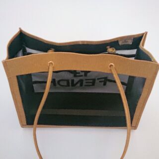 FENDI】ゼブラパターンメッシュトートショルダーバッグ バッグ