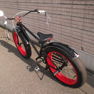 限定車 BRONX ファットバイク 黒×赤 ブロンクス 極太タイヤ