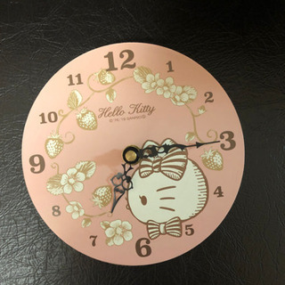 【掛け置き時計】キティちゃんの時計