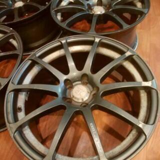 車のパーツ ヨコハマ KREUZER SeriesX 中古アルミホイール4本セット 再投稿