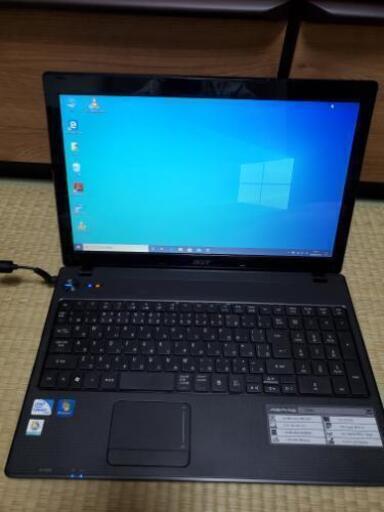 windows10搭載　すごくきれいなノートパソコン　新品マウスの特典あり
