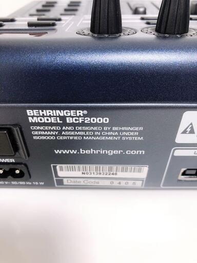 ★全国発送対応★交渉可★【美品！】MIDIコントローラー BEHRINGER BCF 2000 ☆全国発送対応☆交渉可☆【美品！】MIDIコントローラー BEHRINGER BCF