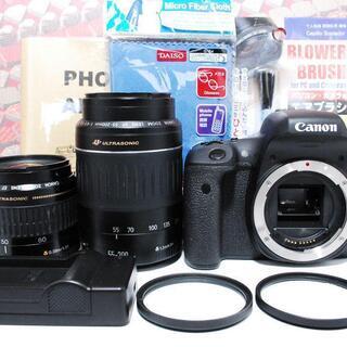 ☆全国発送対応☆交渉可☆【超人気☆】キャノン Canon EOS 8000D ダブル