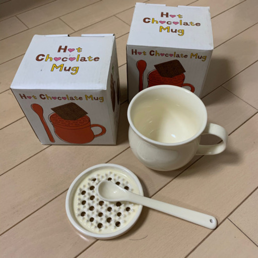 新品未使用　ホットチョコレートマグ2個セット