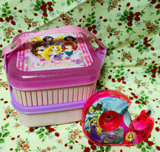 ディズニープリンセス弁当箱 Koba 蒲郡の食器の中古あげます 譲ります ジモティーで不用品の処分