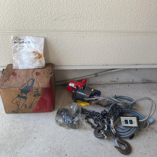 ☆必見☆KAMIUCHIホームホイストKLC-1形　電動　未使用品　軽量　破格値下げ