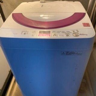 SHARPの洗濯機5.5kg