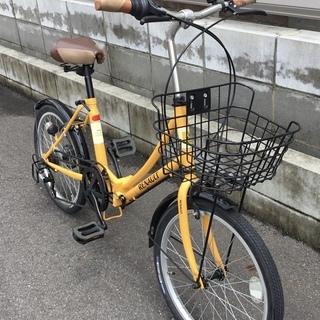 動作・美品＞RENAULT(ルノー)・20インチ・折り畳み自転車