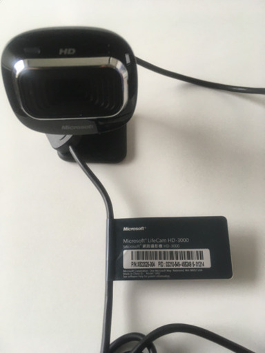 Microsoft Web カメラ: LifeCam HD-3000