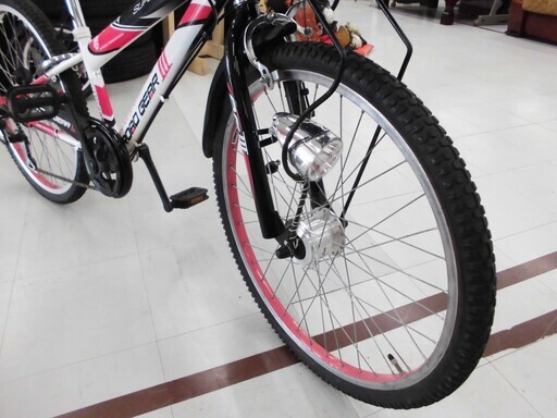 ジュニアサイクル ROAD GEARⅢ24インチ 6段切り替え付き マウンテン