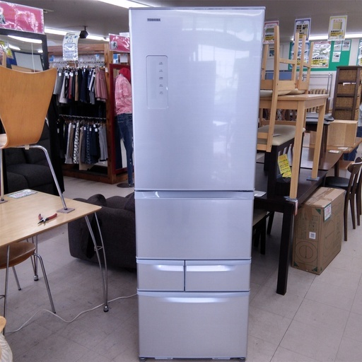 ★16 TOSHIBA 5ドア冷蔵庫410L 2017年製【リサイクルマート宇宿店】