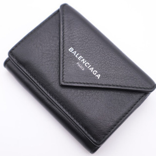 《BALENCIAGA/ペーパーミニウォレット 三つ折り財布》ABランク
