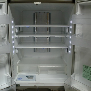 三菱 6ドア冷蔵庫 MR－E45P－T1 445リットル 2009年 動作保証1 