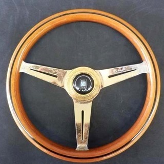 当時物 NARDI クラシック 36φ ウッド ステアリング ゴ...