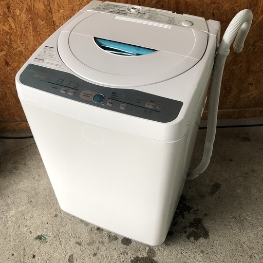 シャープ　4.5kg 洗濯機
