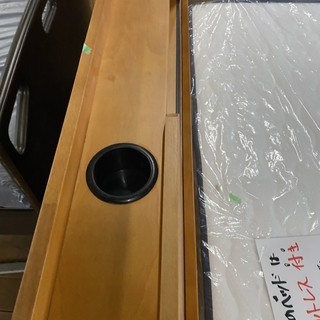 新品ワイドダブル！ゴールデンウィークでメチャ売りました！ポケットコイルマットレス付きです！ゆったり寝れますよー＼(^o^)／