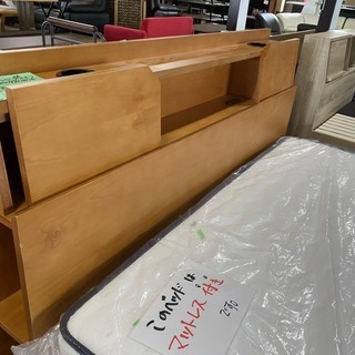 新品ワイドダブル！ゴールデンウィークでメチャ売りました！ポケットコイルマットレス付きです！ゆったり寝れますよー＼(^o^)／