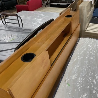 新品ワイドダブル！ゴールデンウィークでメチャ売りました！ポケットコイルマットレス付きです！ゆったり寝れますよー＼(^o^)／