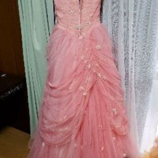 結婚式　カラードレス　ウェディングドレス　ピンク