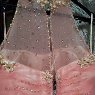 結婚式　カラードレス　ウェディングドレス　ピンク