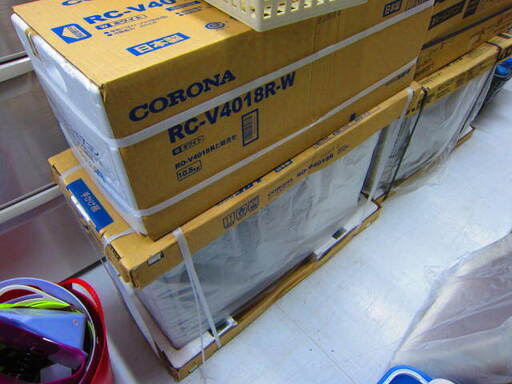 リサイクルショップのダイトーです。新品エアコン　冷房専用　大容量　RC-ｖ4018R-W　木造14畳　コンクリート17畳