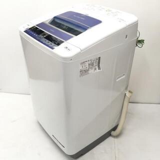 中古 8.0kg 全自動洗濯機 ビートウォッシュ ナイアガラシャワー 日立 BW-8TV 2015年製造 6ヶ月保証付き