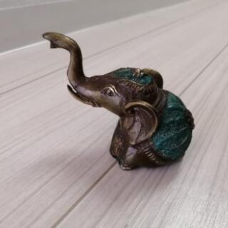 【受渡済み】真鍮製の象の置物