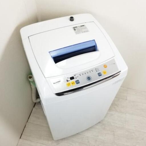 中古 4.5kg 全自動洗濯機 エルソニック ET-L5001 2013年製 槽洗浄機能 6ヶ月保証付き