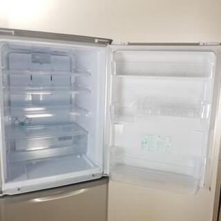 中古 店舗近郊送料格安 350L 3ドア冷蔵庫 シャープ どっちもドア SJ-W352B-N 2016年製 両開き 6ヶ月保証付き