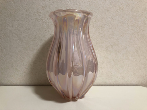 花瓶 オーロラ ピンク ふとし 竜田口の生活雑貨の中古あげます 譲ります ジモティーで不用品の処分