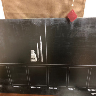 【IKEA】黒板プランナー/1週間の予定/