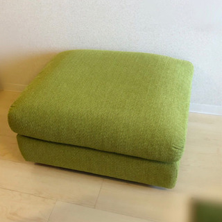 「受け渡し完了」国産 ファブリック ソファ グリーン