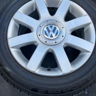 タイヤ、ホイール VWゴルフ純正ホイール 4本 タイヤBS ECOPIA