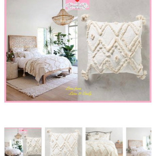 発送可★定価4万Anthropologie(アンソロポロジー)クッションカバー2枚65×65