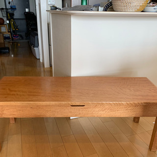【終了】木目　ダイニングテーブル用　ベンチ
