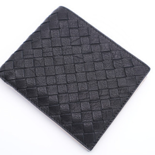 《BOTTEGA VENETA/イントレチャート 二つ折り財布》ABランク 美品